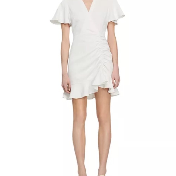 Sandro Elegant White Blouse - Picture 2 of 15